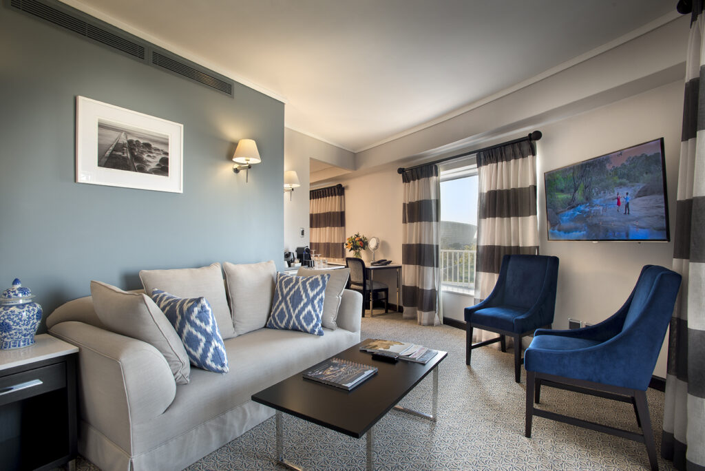 The Commodore Hotel — king room suite lounge