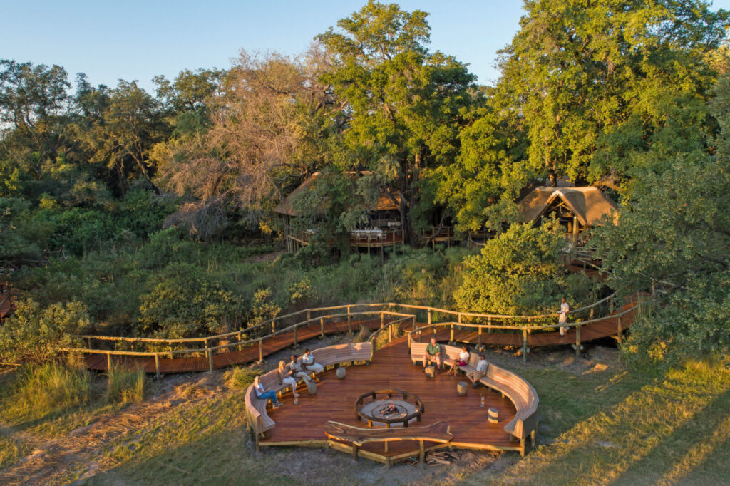 Camp Moremi — aerial view