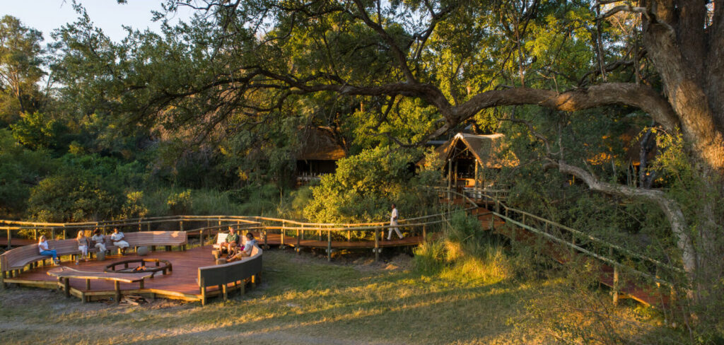 Camp Moremi — aerial view