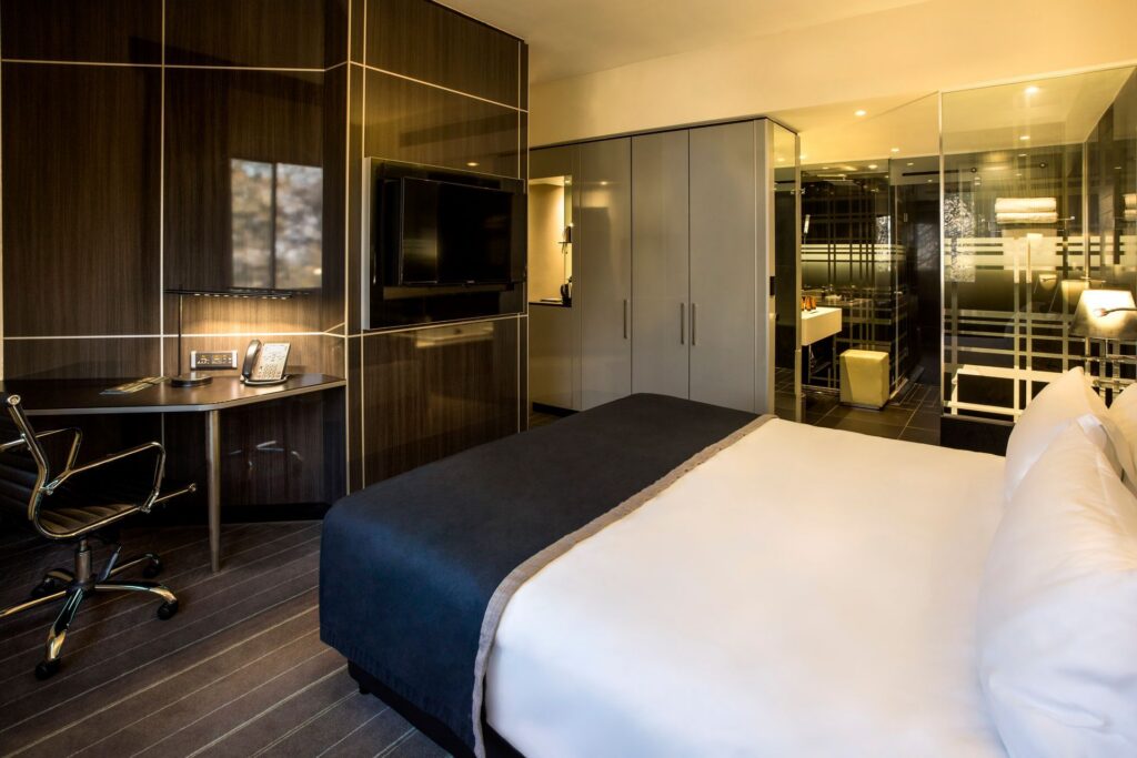 The Maslow Sandton — suite bedroom