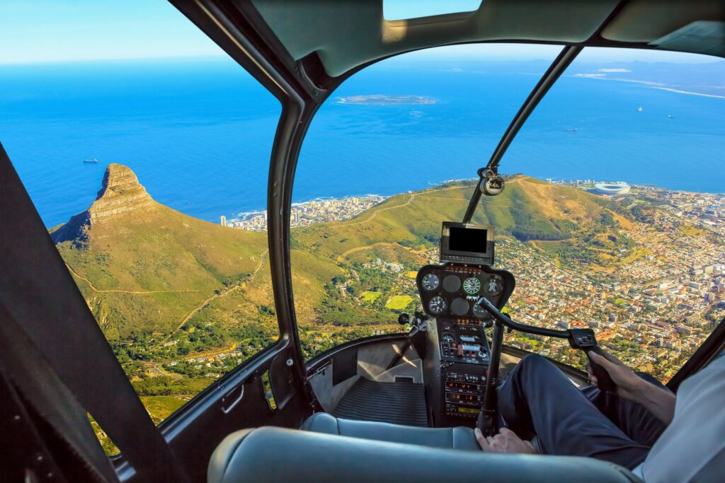 Cape Cadogan Boutique Hotel – Cape Cadogan Helicopter Experience - View from above
