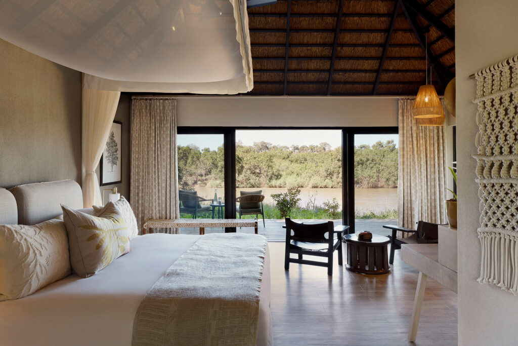 Lion Sands River Lodge — luxury bedroom