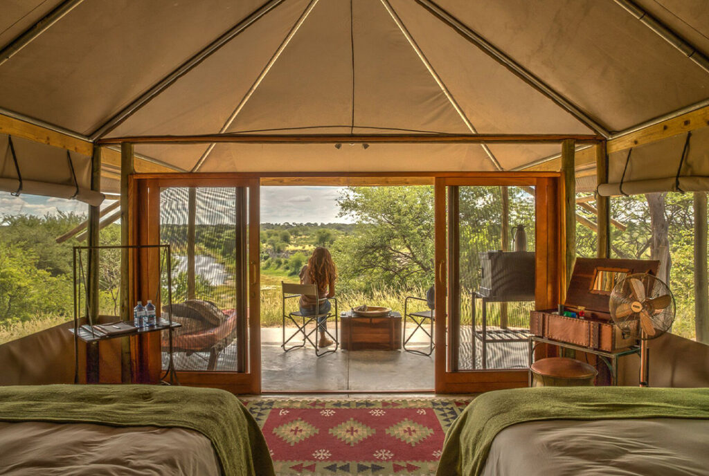 Meno a Kwena — twin room