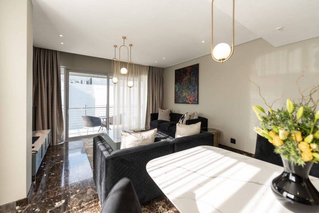 @Sandton Hotel — presidential suite dining area, room