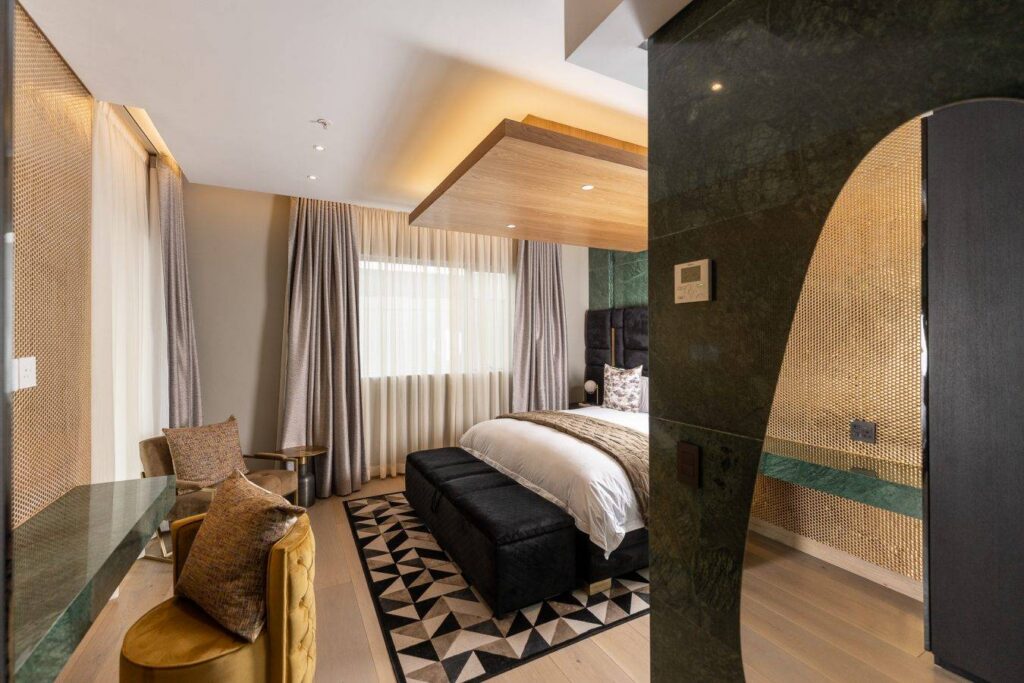 @Sandton Hotel — presidential suite bedroom