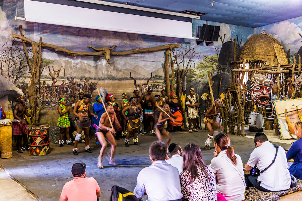 Traditional dance performance at Lesedi Cultural Village