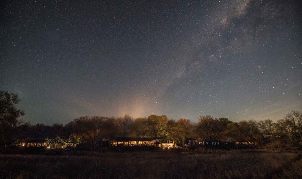 The Milky Way over Nottens Bush Camp, Sabi Sand