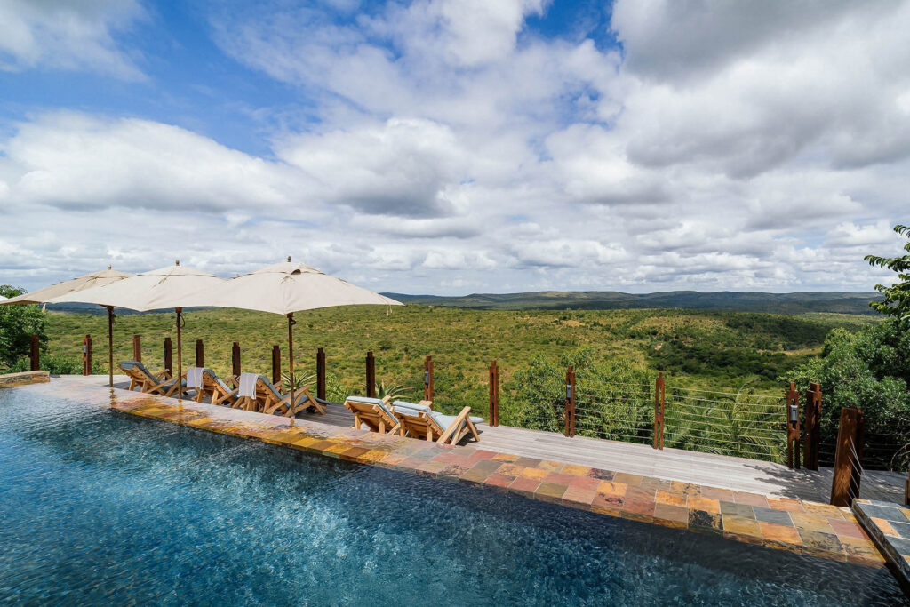Rhino Ridge Safari Lodge — pool deck