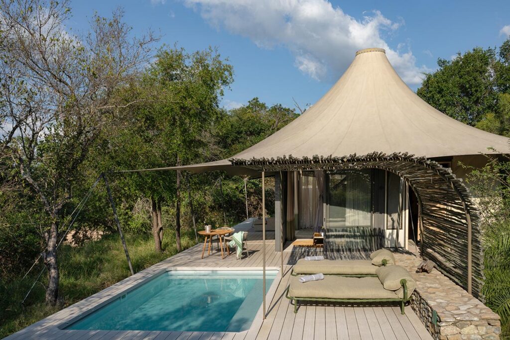 Saseka Tented Camp — suite pool