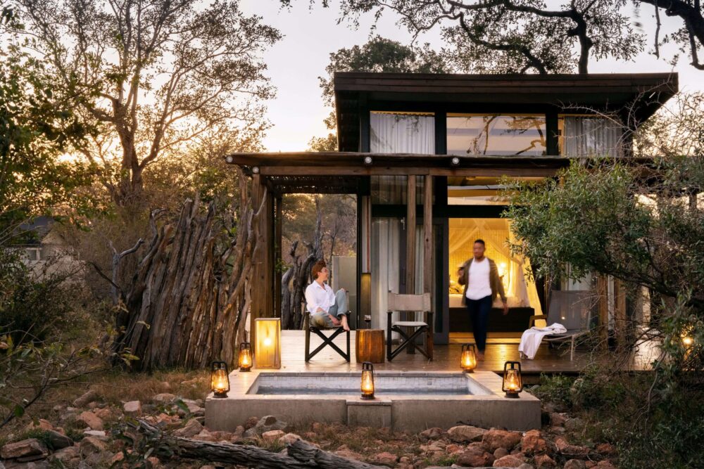 Simbavati River Lodge — tent pool suite