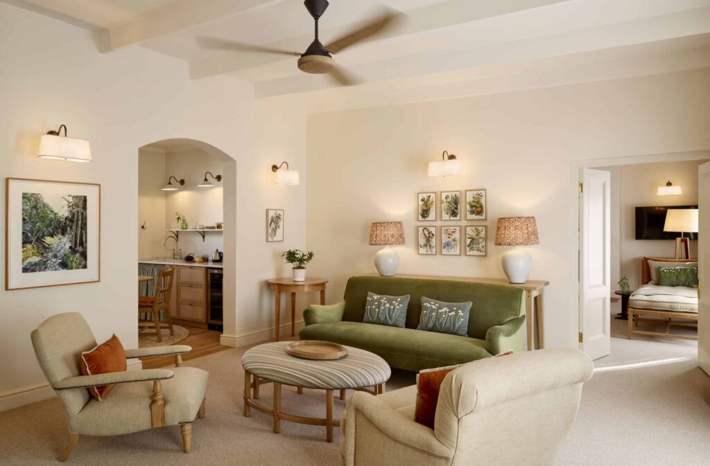 Spier Hotel — luxury suite lounge
