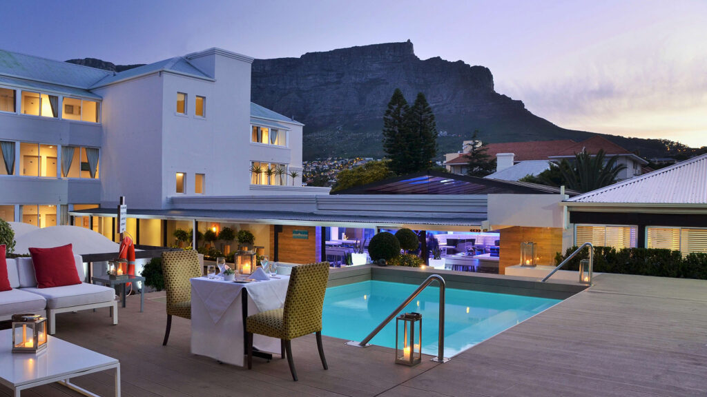 The Cape Milner — deck, Table Mountain view, mountain