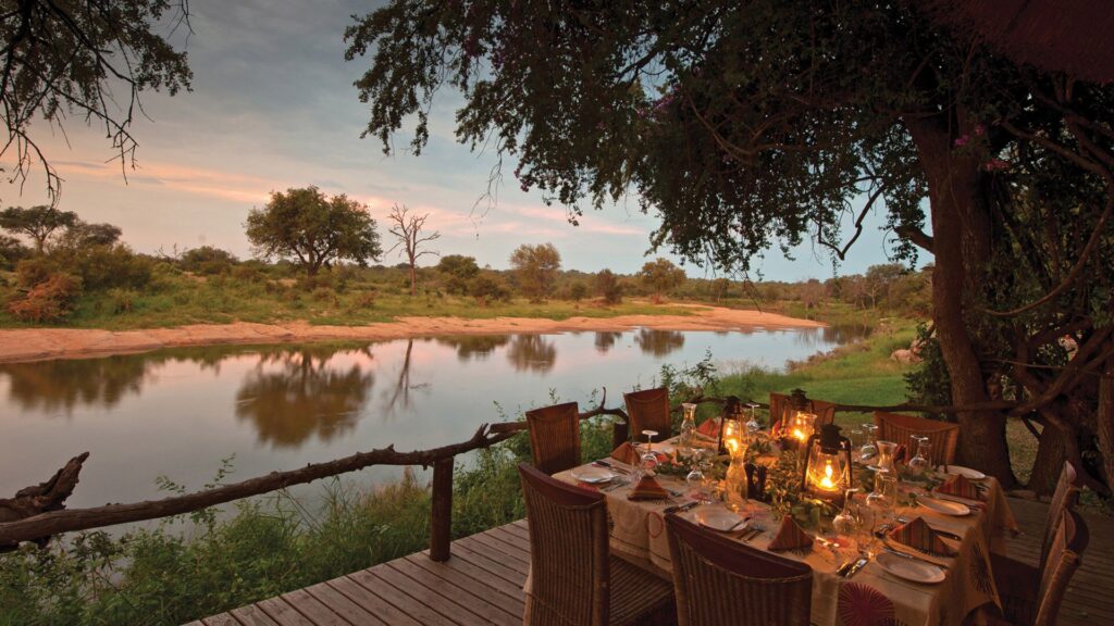 Motswari Private Game Reserve — dining area