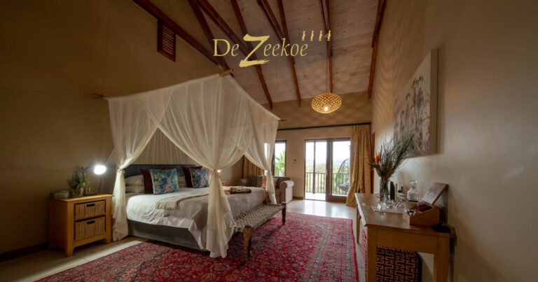 De Zeekoe Guest Farm — deluxe bedroom, safari suite