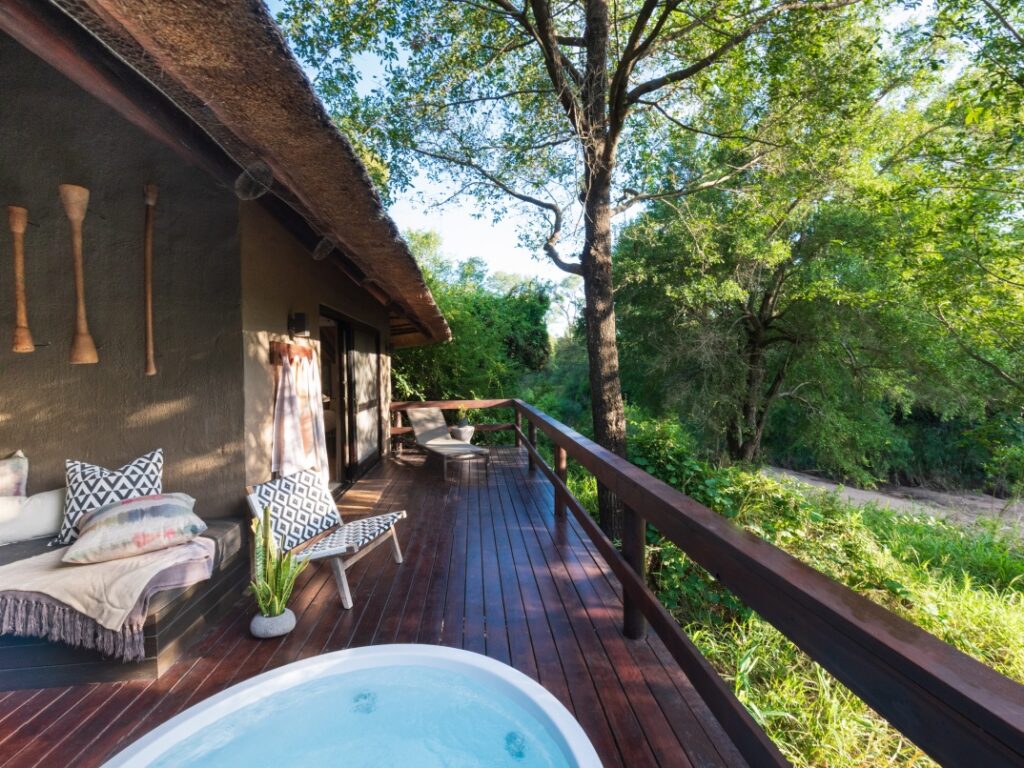 Enjoy unfettered views and maximum privacy at Sabi Sabi Little Bush Camp Luxury Suite.