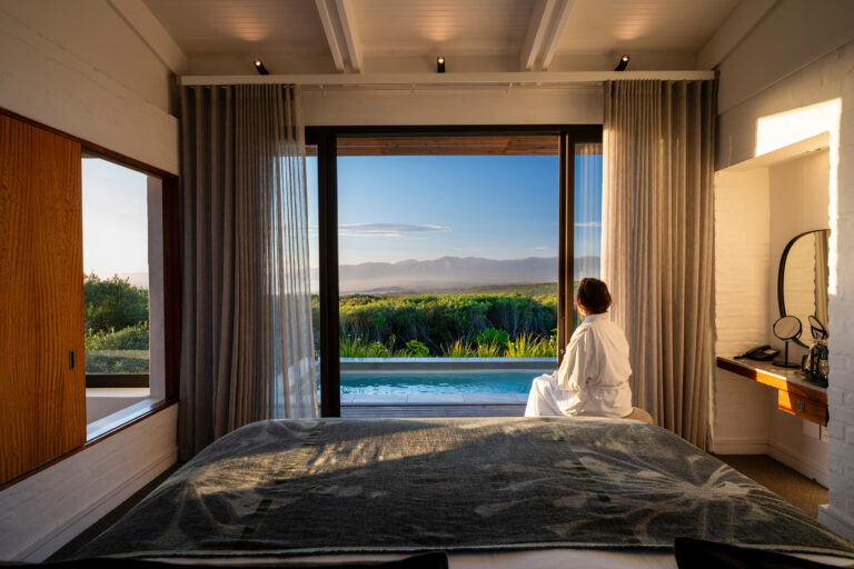 Grootbos Forest Lodge — suite bedroom view