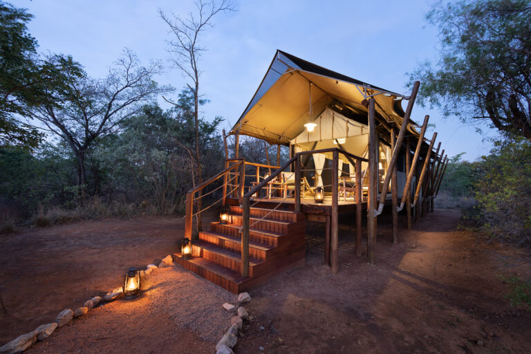 Kwafubesi Tented Safari Camp — room interior