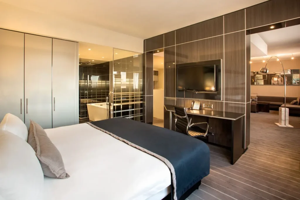 The Maslow Sandton — executive suite bedroom