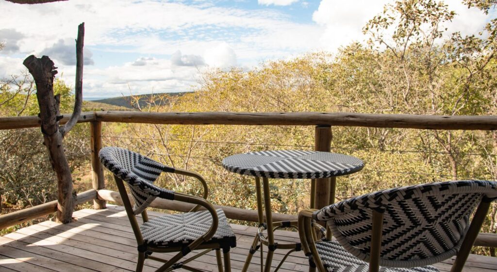 The Old Rectory Hotel & Spa – Private terrace of a suite at Tshwene Lodge, Welgevonden Game Reserve