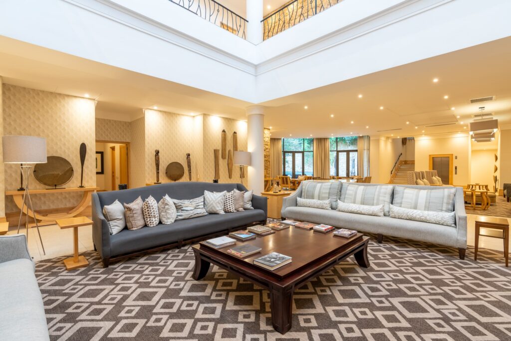 Saxon Hotel, Villas and Spa — villa lounge