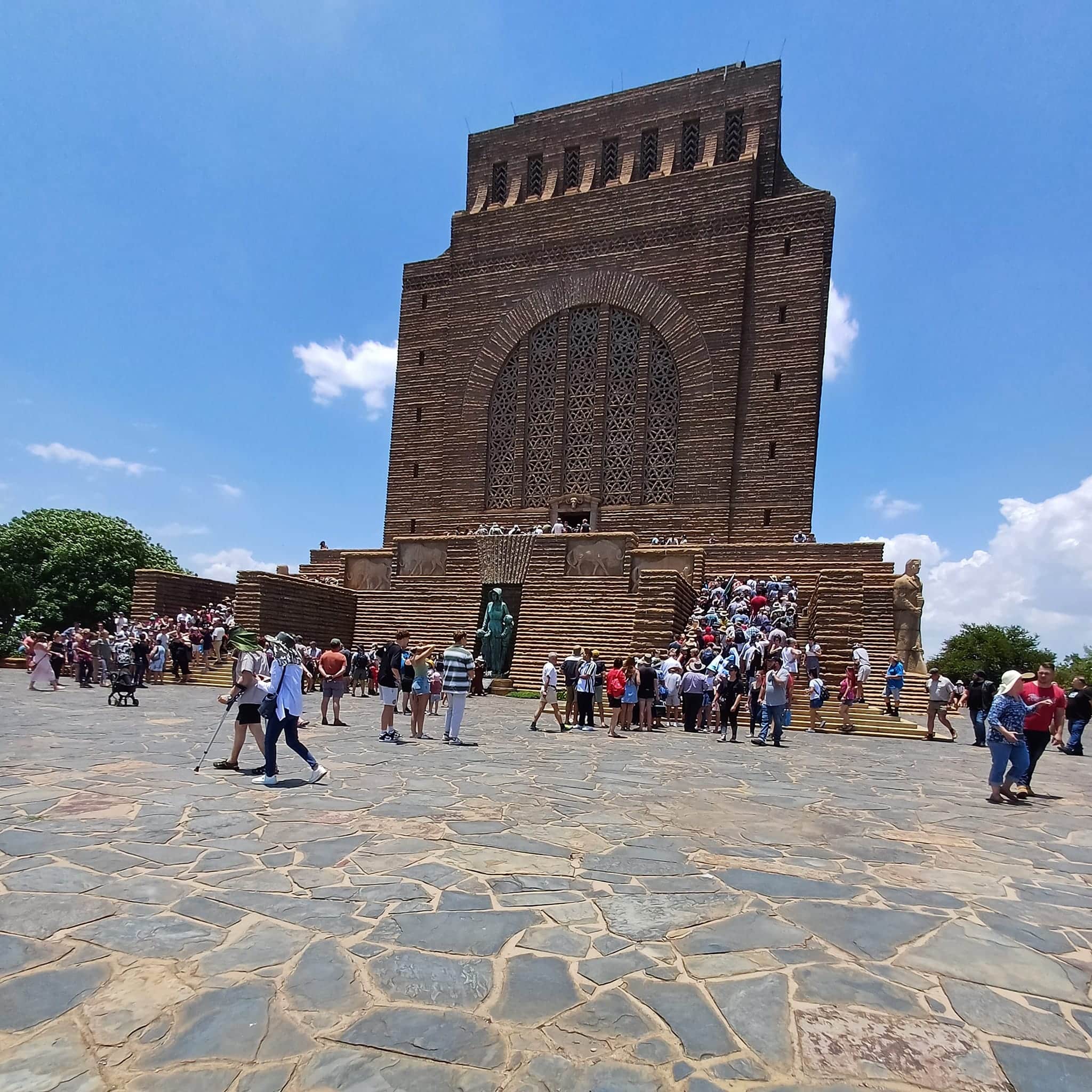 Visitors at the Voortrekker Monument, Pretoria